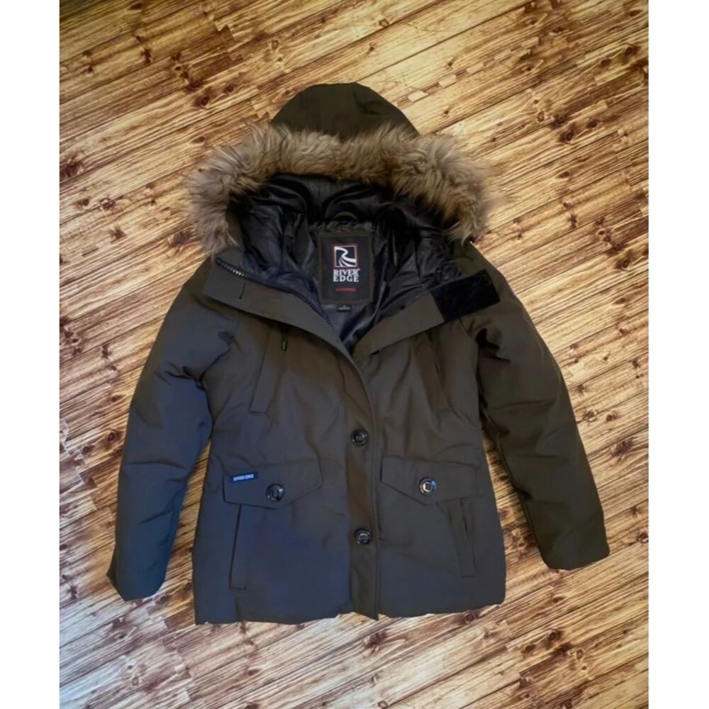Olive Green River Edge Winter Jacket